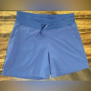 Women’s size M, blue Tuff Athletics shorts. Excellent condition